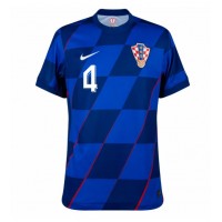 Camiseta Croacia Josko Gvardiol #4 Visitante Equipación Eurocopa 2024 manga corta